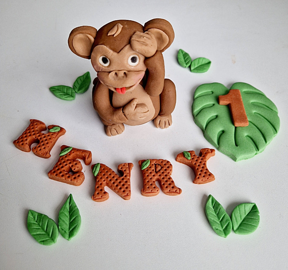 Edible baby lion cake topper,zoo fondant icing decoration