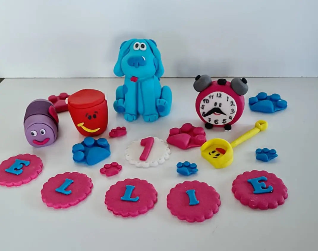 BLUES CLUES Party Edible Cake topper image