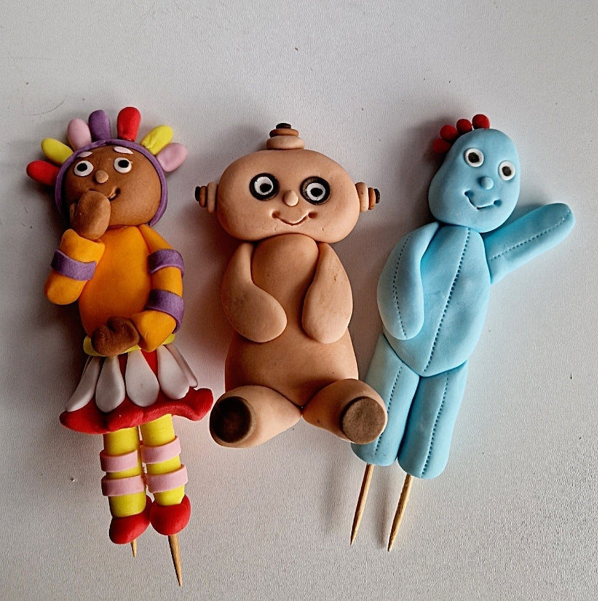 Edible In The Night Garden cake topper,fondant icing decoration
