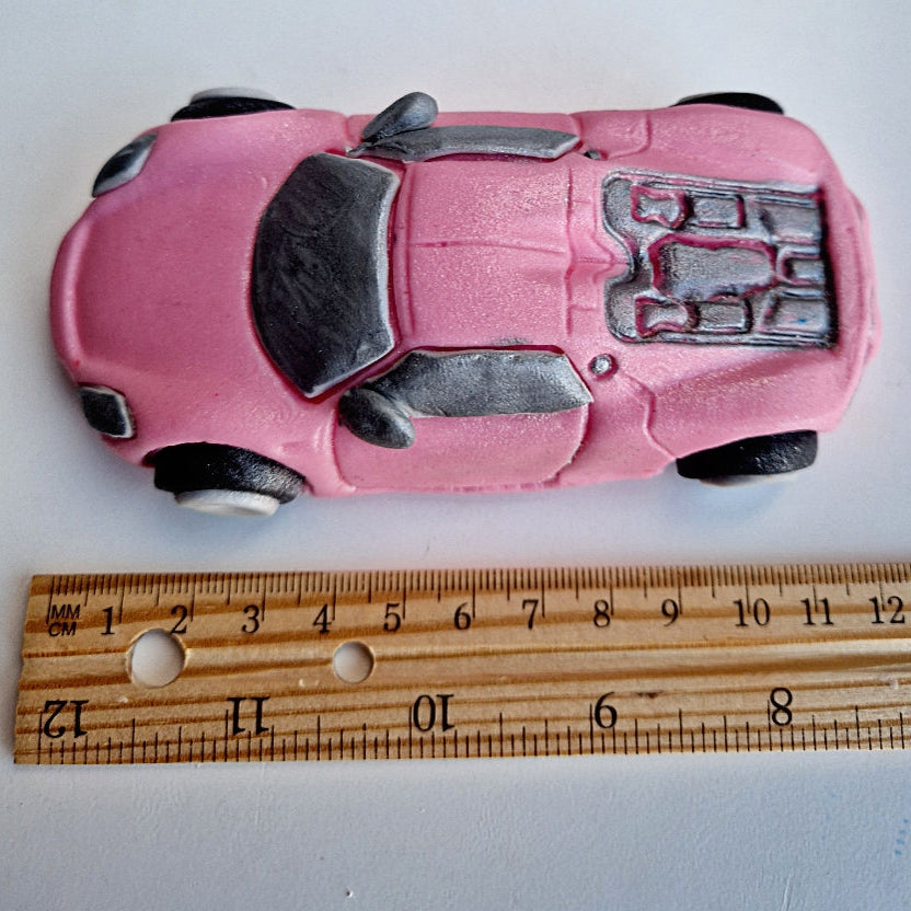 Edible sport car cake topper,fondant icing decoration