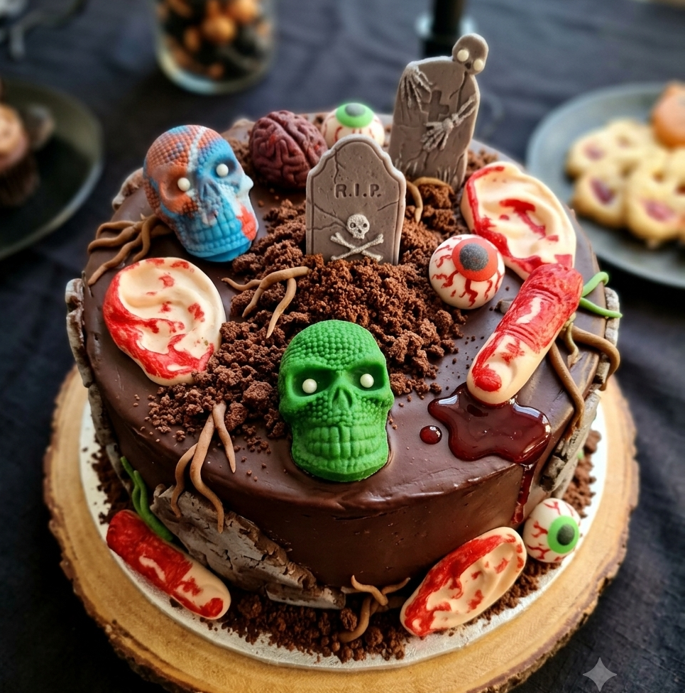 12 Edible Halloween cake/cupcakes toppers, fondant icing decorations