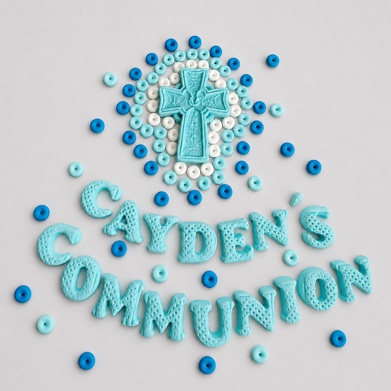Edible First Holy Communion cake topper,fondant icing decoration