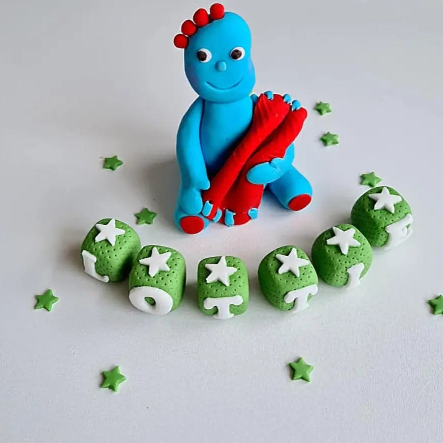 Edible In The Night Garden cake topper,fondant icing decoration