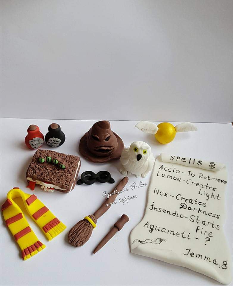 Edible Harry Potter cake topper,fondant icing decoration