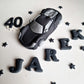 Edible sport car cake topper,fondant icing decoration
