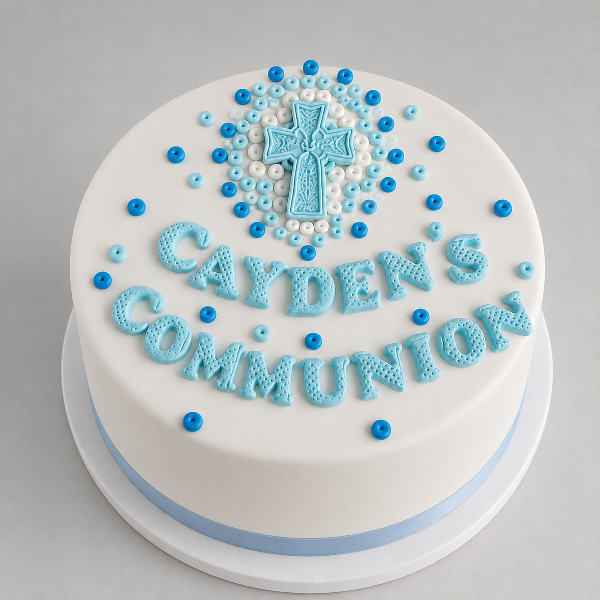 Edible First Holy Communion cake topper,fondant icing decoration
