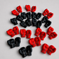 12 Edible boxing gloves cake/cupcakes toppers,fondant  icing decorations,sport