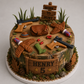 Edible hunting cake/cupcakes topper,birthday fondant party decorations