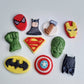 Superhero Edible Cake Toppers – Kids Birthday Decorations (10pcs)