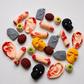 12 Edible Halloween cake/cupcakes toppers, fondant icing decorations
