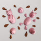 Pigs in mud edible cake toppers,swimming fondant icing decoration