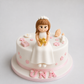 Edible First Holy Communion figurine cake topper,fondant icing decoration