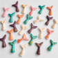 Edible mermaid tail cake/cupcakes toppers, fondant icing decorations