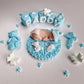 Edible baby cake topper,baptism/christening,fondant icing decoration