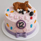 Edible horse cake topper,fondant icing decorations