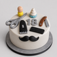 Edible barber,hairdresser cake topper,fondant icing decorations
