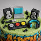 Edible DJ cake topper,fondant icing decorations