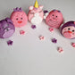 Edible squishmallows cake toppers,fondant icing decorations
