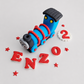 Edible Thomas The Tank engine train cake topper,fondant icing decoration