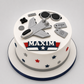Edible Top Gun cake topper,handmade fondant icing  decoration
