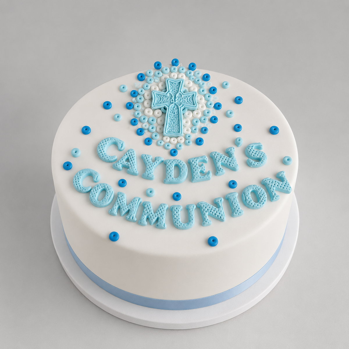 Edible First Holy Communion cake topper,fondant icing decoration