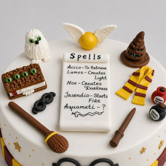 Edible Harry Potter cake topper,fondant icing decoration