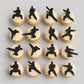 12 Edible martial karate cake toppers,fondant icing decorations