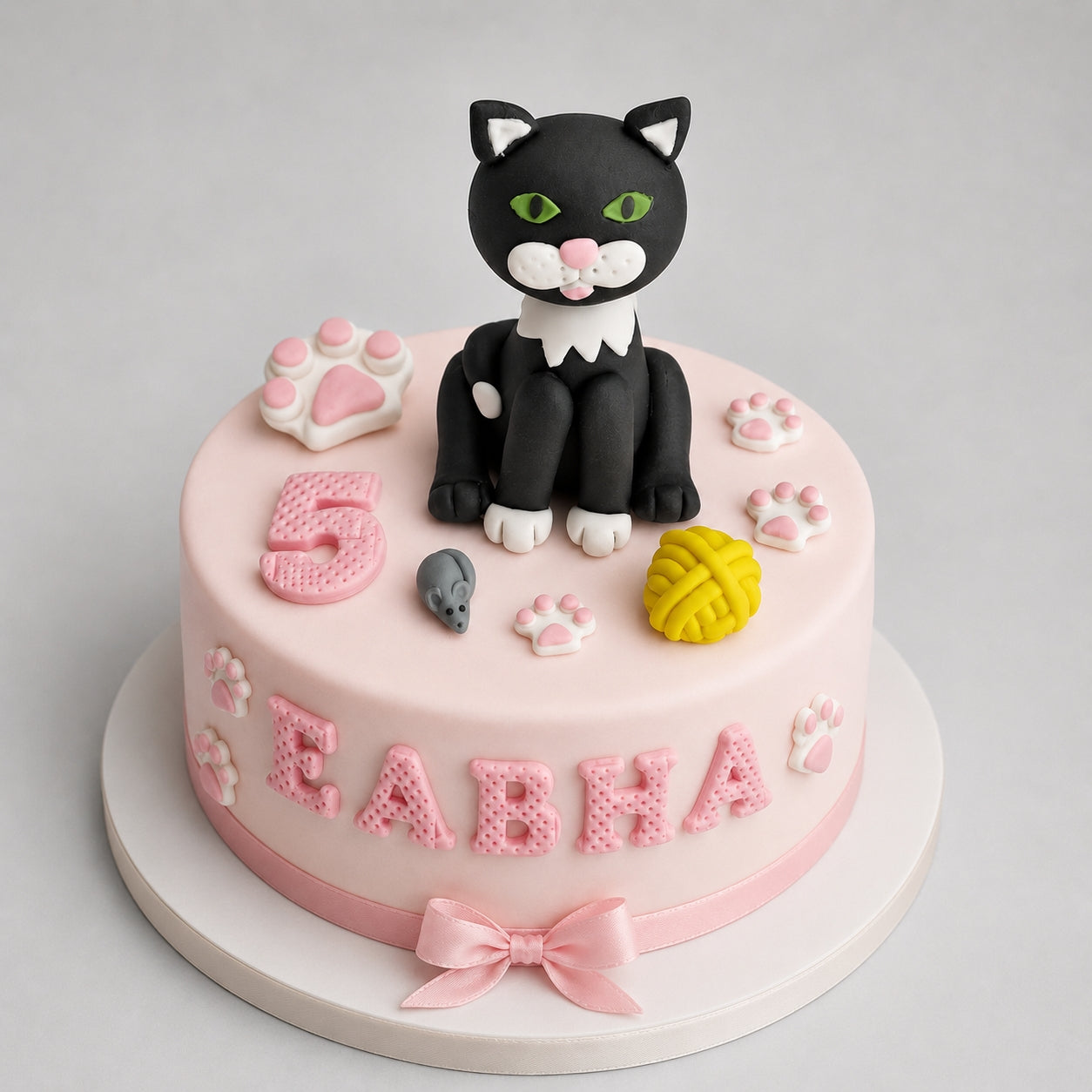 Edible cat/dog cake topper,fondant icing decoration