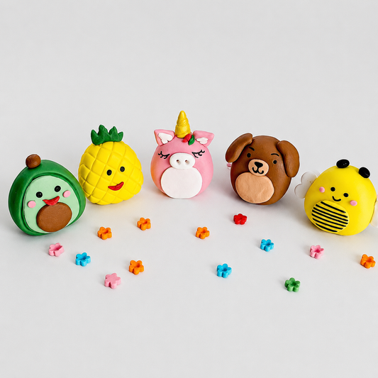 Edible squishmallows cake toppers,fondant icing decorations