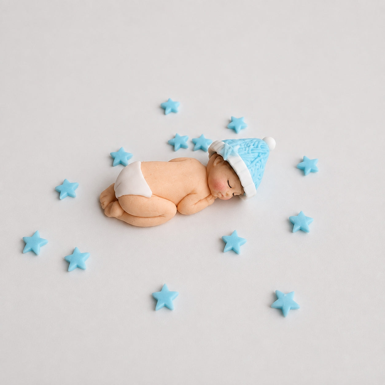 Edible baby cake topper,fondant icing decoration
