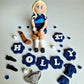 Edible soccer/football GAA player cake topper,fondant icing decoration