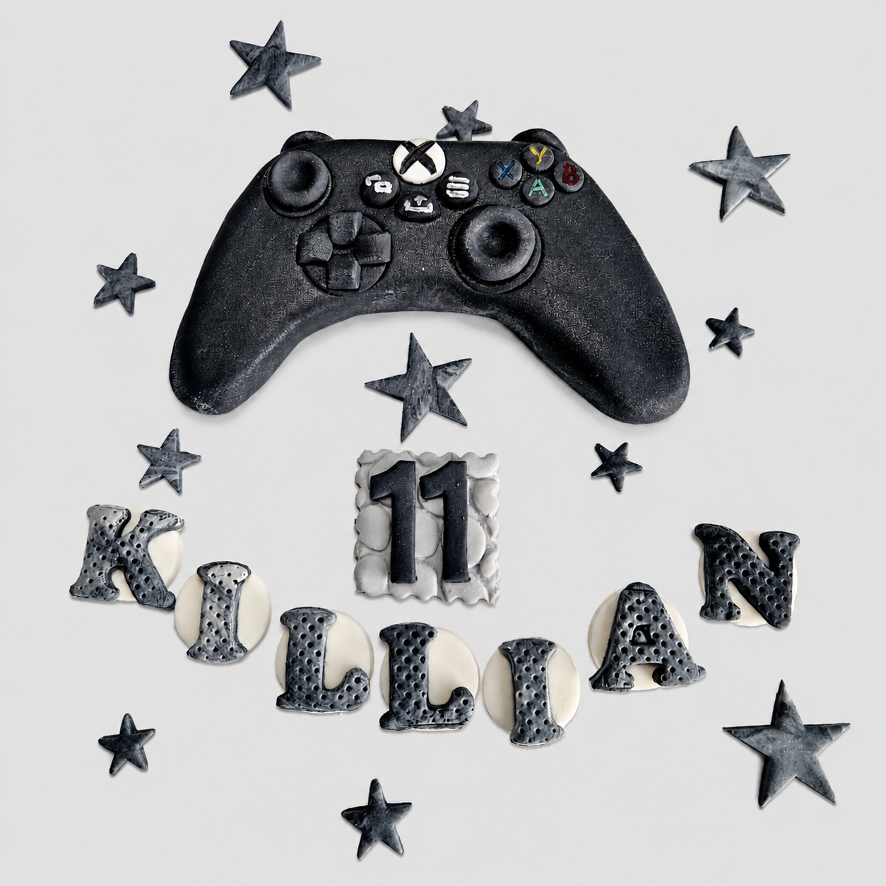 Edible Xbox Playstation Controller Cake Topper – Personalised Fondant  Gamer Birthday Cake Decoration