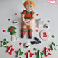 Edible soccer/football GAA player cake topper,fondant icing decoration