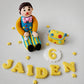 Edible Mr Tumble cake topper,handmade decoration