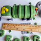 Eetbare prullenbak, vuilniswagentaarttopper, fondant glazuurdecoratie