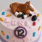 Edible horse cake topper,fondant icing decorations
