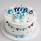 Eetbare baby Converse slofjes taarttopper, fondant schoenen glazuur decoratie