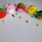 Edible squishmallows cake toppers,fondant icing decorations