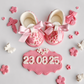 Edible baby booties/shoes cake topper,fondant icing decorations